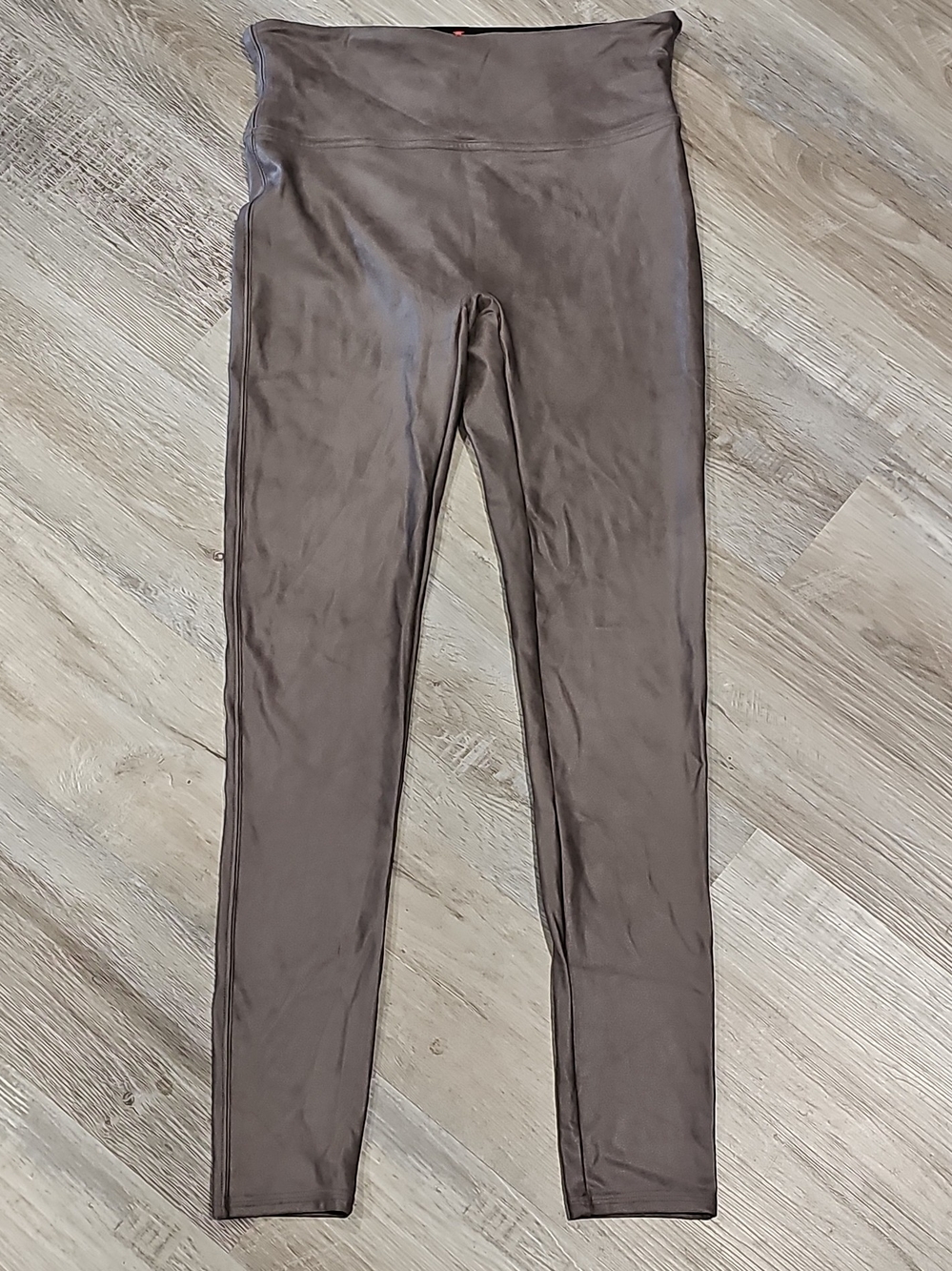 SPANX Taupe High-Waist Shaping Leggings Size L